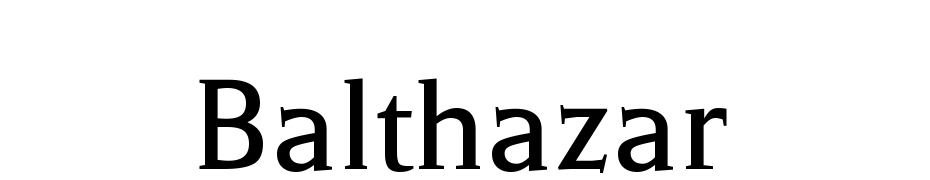 Balthazar Regular Font Download Free